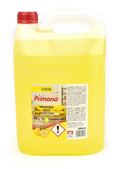 Primona Univerzál 5l Citrus/žlutý | Čistící a mycí prostředky - Saponáty - Saponáty na nádobí Primona Univerzál 5l Citrus/žlutý | Čistící a mycí prostředky - Saponáty - Saponáty na nádobí